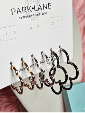 NWT SET - Park Lane Carmelia Earrings in Gold, Silver, Hematite